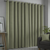 Fusion Strata Green Eyelet Curtains Fusion Strata Green Eyelet Curtains